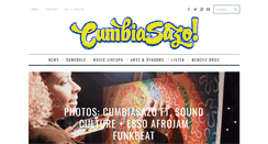 Desktop Screenshot of cumbiasazo.com