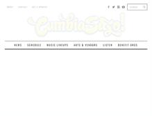 Tablet Screenshot of cumbiasazo.com